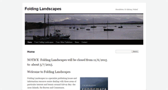 Desktop Screenshot of foldinglandscapes.com